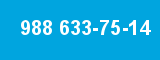 988 633-75-14 988 633-75-14